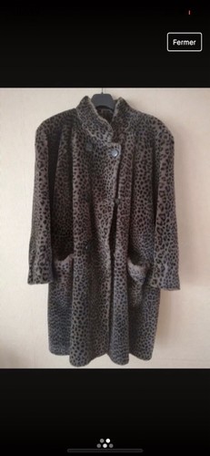 Manteau imitation léopard - manteau,