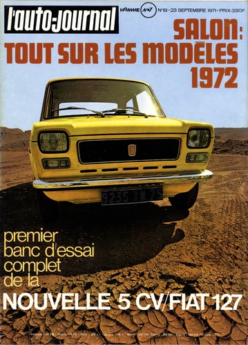 Auto journal 1971 - l'auto,