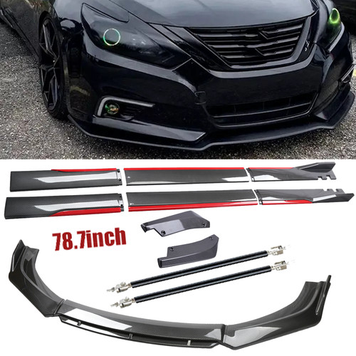 Carbon fiber look red - carbon,