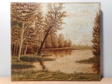 Tableau 1933 peinture paysage
