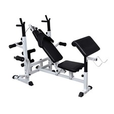 Banc de Musculation Appareil de Fitness Haltérophilie Entrainement vidaXL