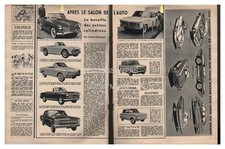 1961 DOCUMENT (ref Lip 104) AUTO : TRIUMPH MG NSU SELENE II UTOPIA AMPHICAR   2p