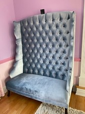 A Set of 2 Margo Velvet Tufted Banquettes