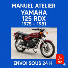 Manuel Atelier Yamaha 125 RDX