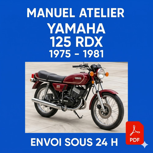 Manuel atelier yamaha 125 - atelier, rdx