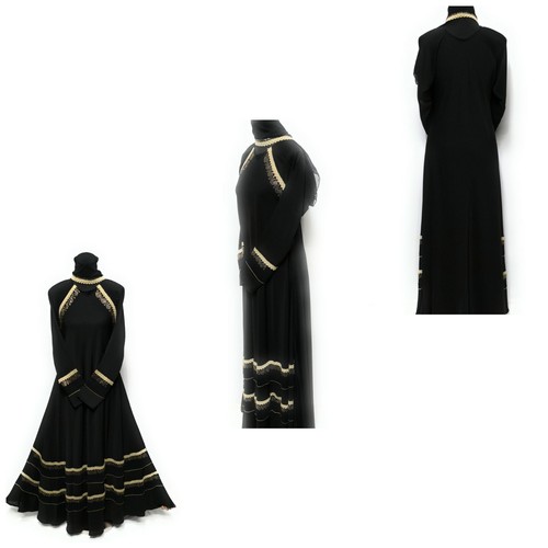 Robe maxi abaya femme noire - abaya,
