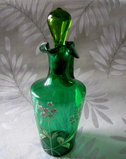 Ancien flacon carafe verre