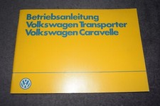Owners Manual Owners Manual VW Transporter/Caravelle T3 Unused