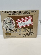 Vintage Apple II Game Deadline - Infocom Mystery Series NOS