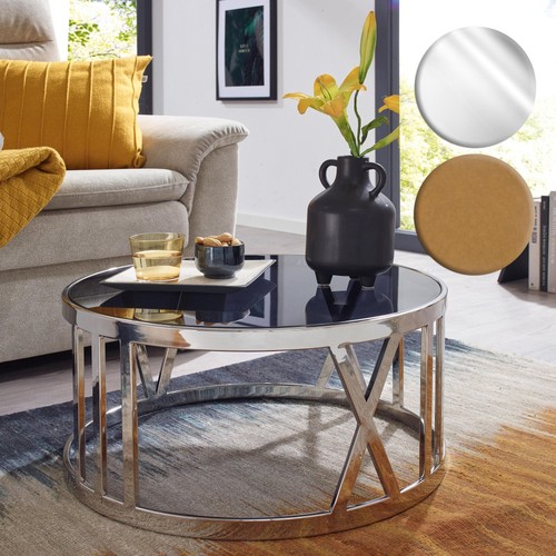 Finebuy table basse ronde - table,