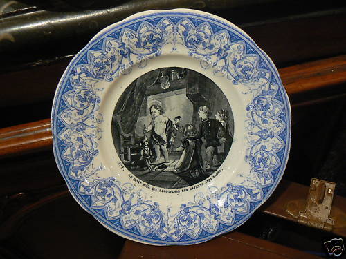 Ancienne assiette creil - assiette,