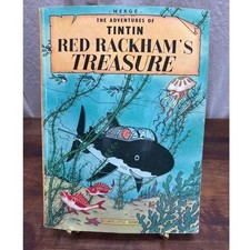 Adventures of TinTin Red Rackham's Treasure 1974 1st American Edition Paperback