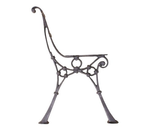 Beaux pieds banc côtés - pieds, de