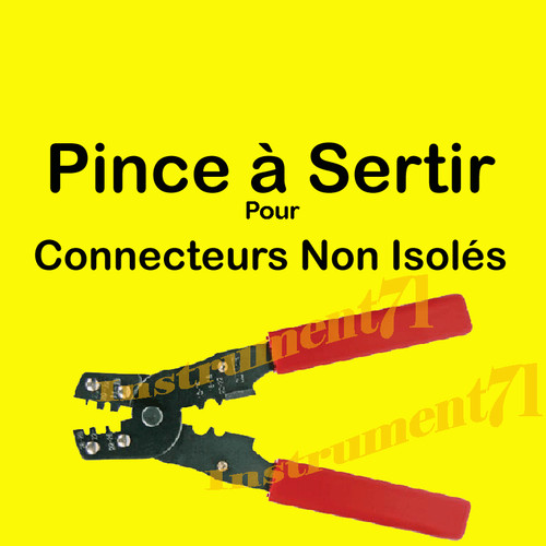 Pince sertir pour - pince, à