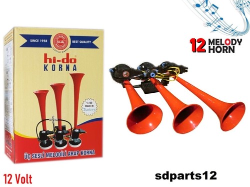 Klaxon turc pneumatique rouge - turc,