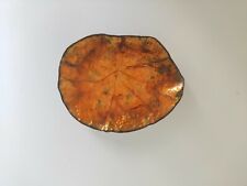 JAPANESE COPPER VASE "AUTUMN LEAF" . VASE EN CUIVRE JAPONAIS " FEUILLE D'AUTOMNE