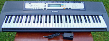 Yamaha EZ-220 61-Key Lighted Portable Electronic Digital Keyboard Piano