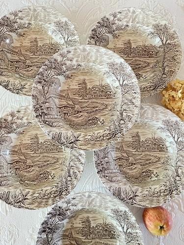 Lot assiettes creuses - lot, 6