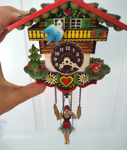 Pendule miniature chalet