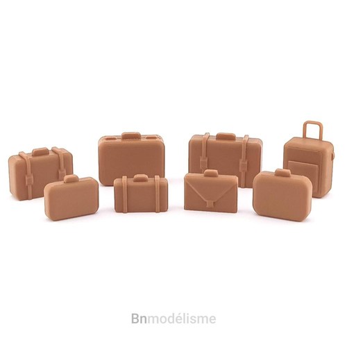 Lot valises décor - 1/43,,