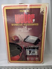 Famous Weber Grill Barbecue Accessories Starter Kit AP8801 Incomplete