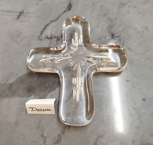 Croix cristal daum - croix,