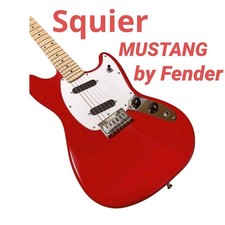 Guitare électrique Squier Mustang par Fender Classic Solid Body guitare élect...