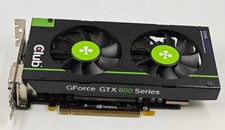 Carte Graphique Club 3D GeForce GTX 600 Série - Utilisée Fonctionnelle