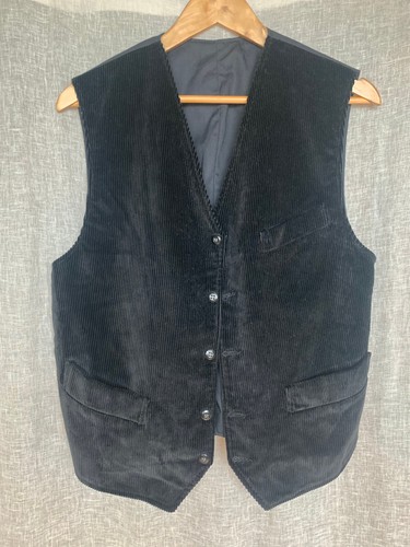 Gilet velours noir - gilet, le