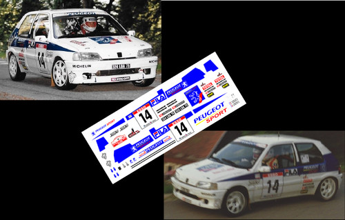 Decals peugeot 106 xsi - 1/43],