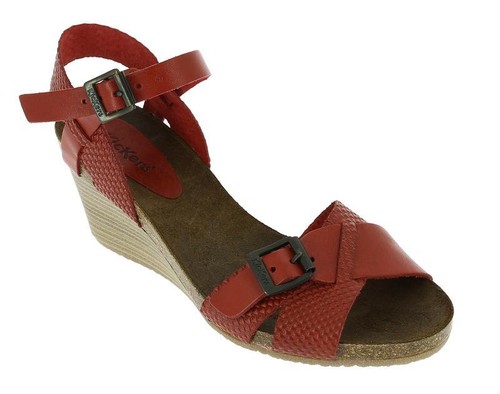 Kickers pompe espagnol rouge - kickers,