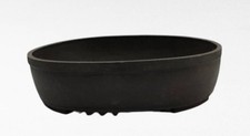 Brown Mica Bonsai Pot - Oval