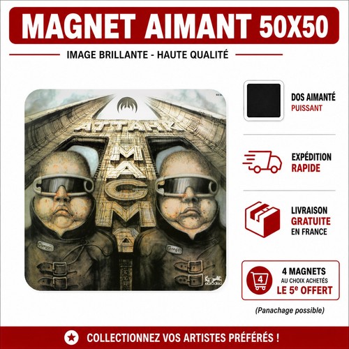 Magnet magma 5x5 cm - magnet,