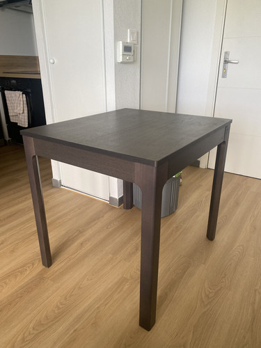 Table rallonges marron - table, à