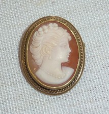 ancien camée broche pendentif