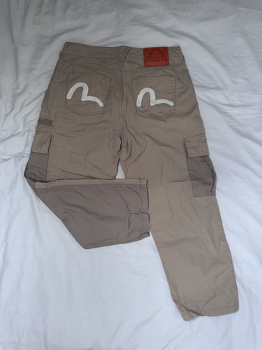 Evisu seagull print cargo - evisu,