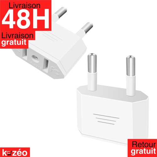 Adaptateur prise usa vers - prise,