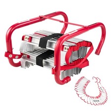 VEVOR Échelle de Corde Secours Incendie Rétractable 15,2 m 5-6 Étages 453,6 kg