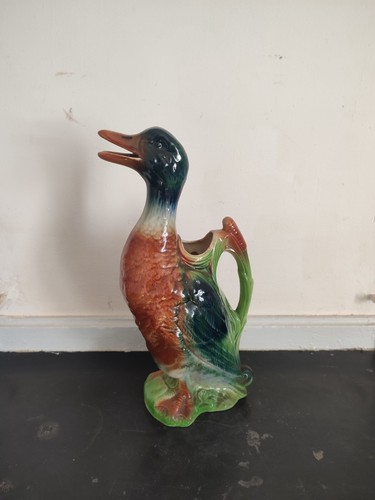 Pichet canard faïence de - en,