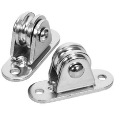  2 Sets Poulie En Acier