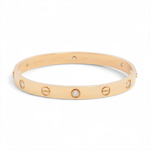 Cartier love half diamond - love,