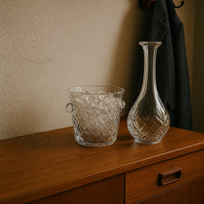 seau à glace en cristal