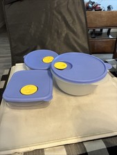 Tupperware Set Of 3 Microwave