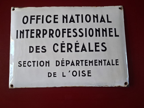 Plaque émaillée onic oise - plaque,