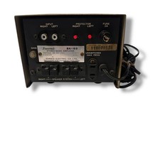 Sansui BA-60 Vintage Stereo Power Amplifier Tested Working Audio Equipment Rare