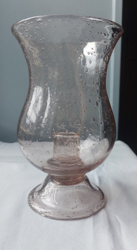 Photophore rose verre - photophore,
