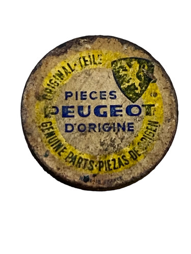 Ancien magnet peugeot plaque - ancien,