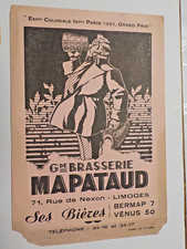 BUVARD ANCIEN BIERE BRASSERIE