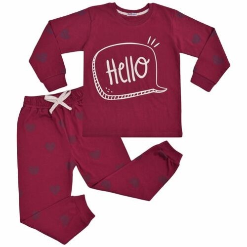 Pyjamas filles enfant - filles, hello