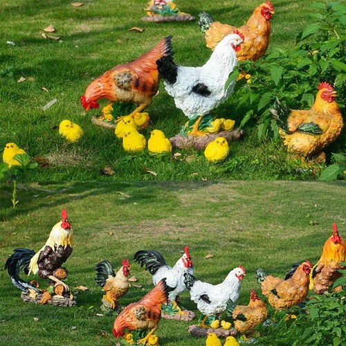 Figurines poules et - figurines, de